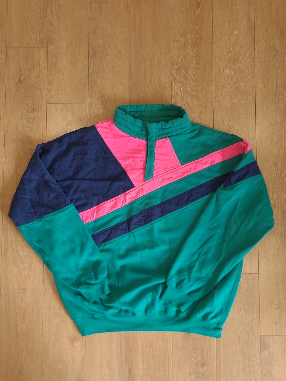 Vintage 80's/90's Windswept Color-Block Pullover Sweatshirt Made In Canada